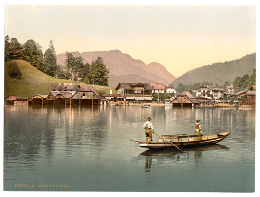A picture of The village, Konigsee, Upper Bavaria, Germany