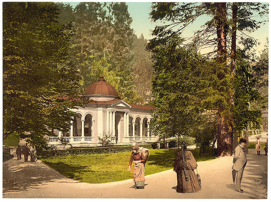 A picture of The Waldquelle, Marienbad, Bohemia, Austro-Hungary