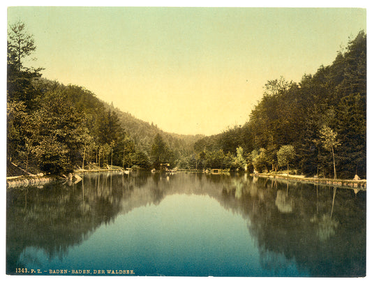 A picture of The Waldsee, Baden-Baden, Baden, Germany