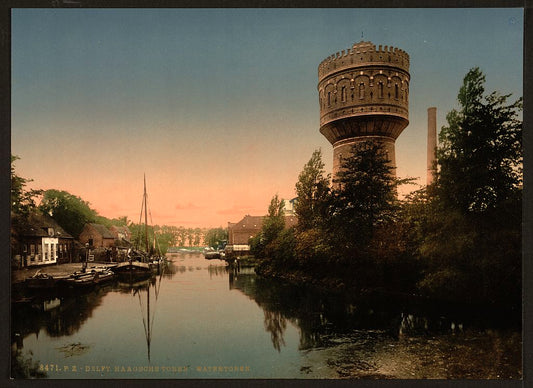 A picture of The water tower, Delft, Holland