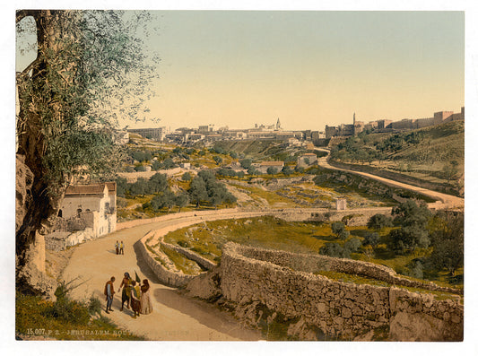 A picture of The way to the station, Jerusalem, Holy Land
