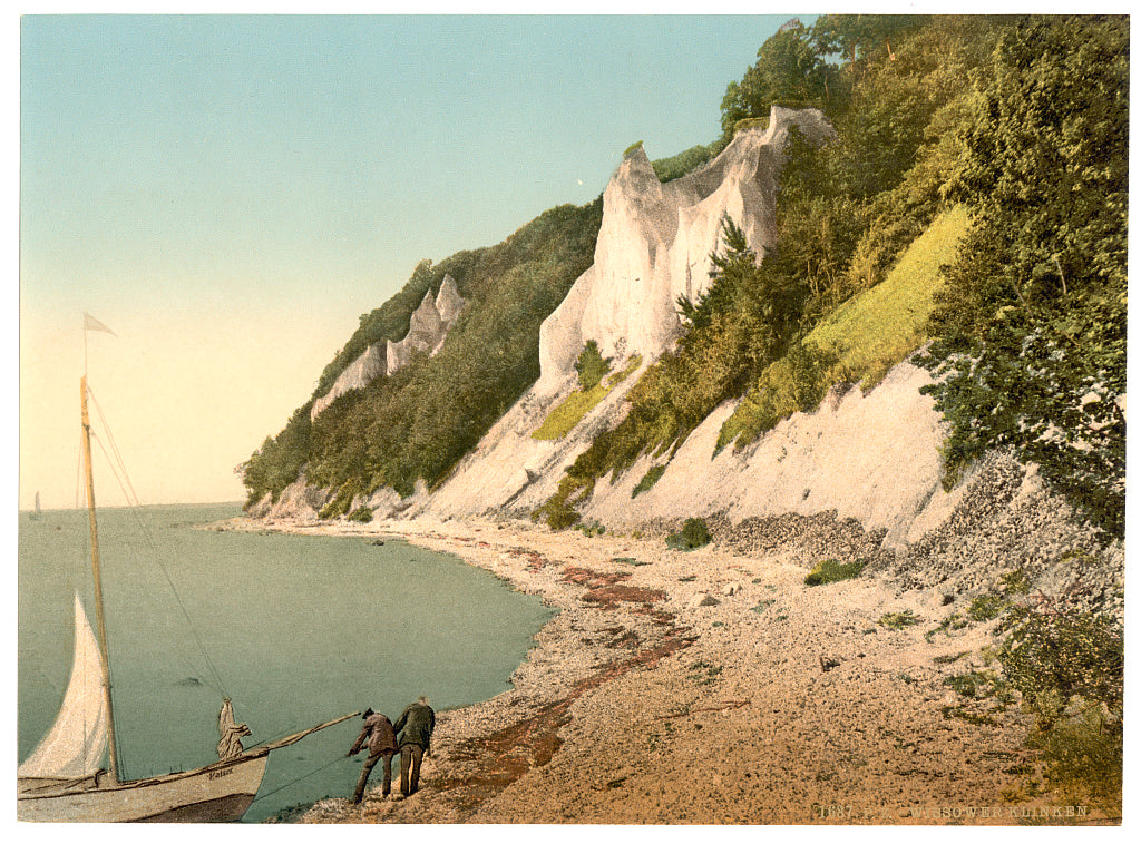 A picture of The Wissower Klinken, seen from below, Isle of Rugen, Germany