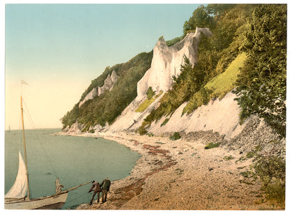 A picture of The Wissower Klinken, seen from below, Isle of Rugen, Germany