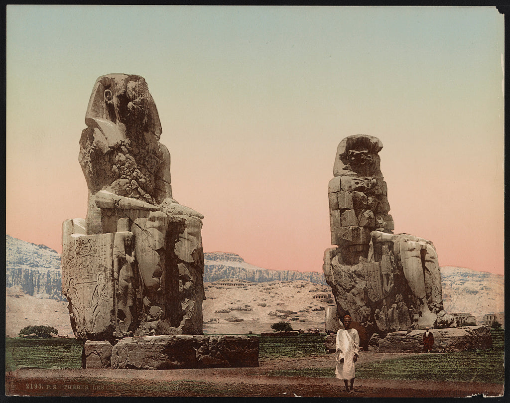 A picture of Thèbes, les Colosses de Memnon