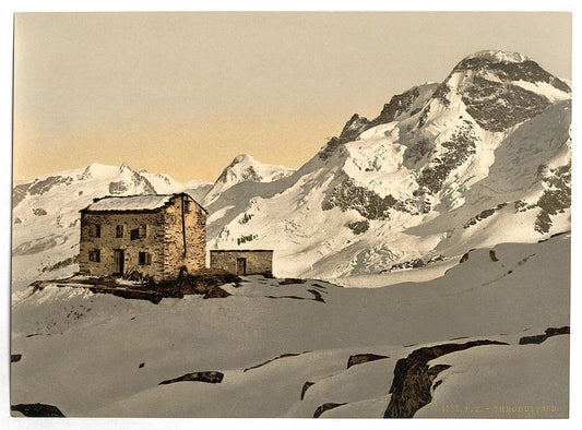 A picture of Theodulpass, with Club Cottage, Valais, Alps of, Switzerland