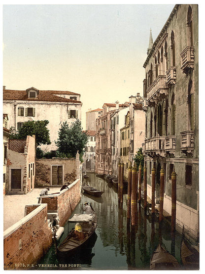 A picture of Three Bridges, Venice, Italy