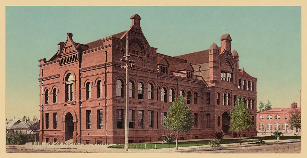 A picture of Throop Polytechnic Institute, Pasadena