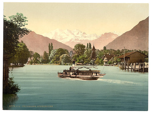 A picture of Thunersee, Scherzligen, Bernese Oberland, Switzerland