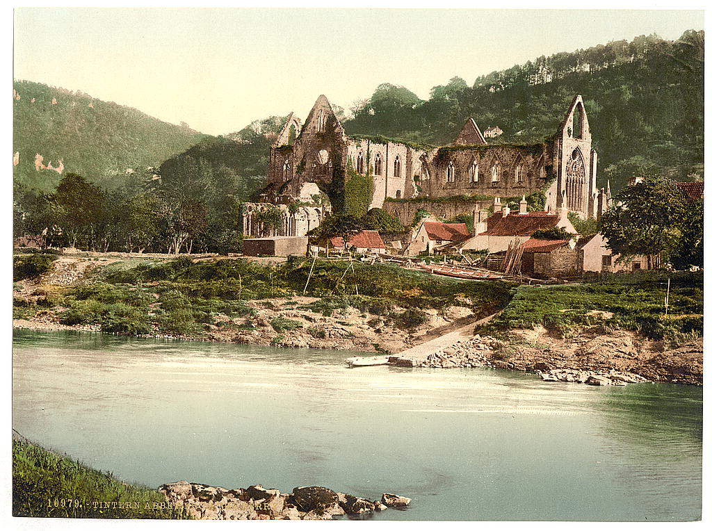 A picture of Tintern Abbey from the ferry