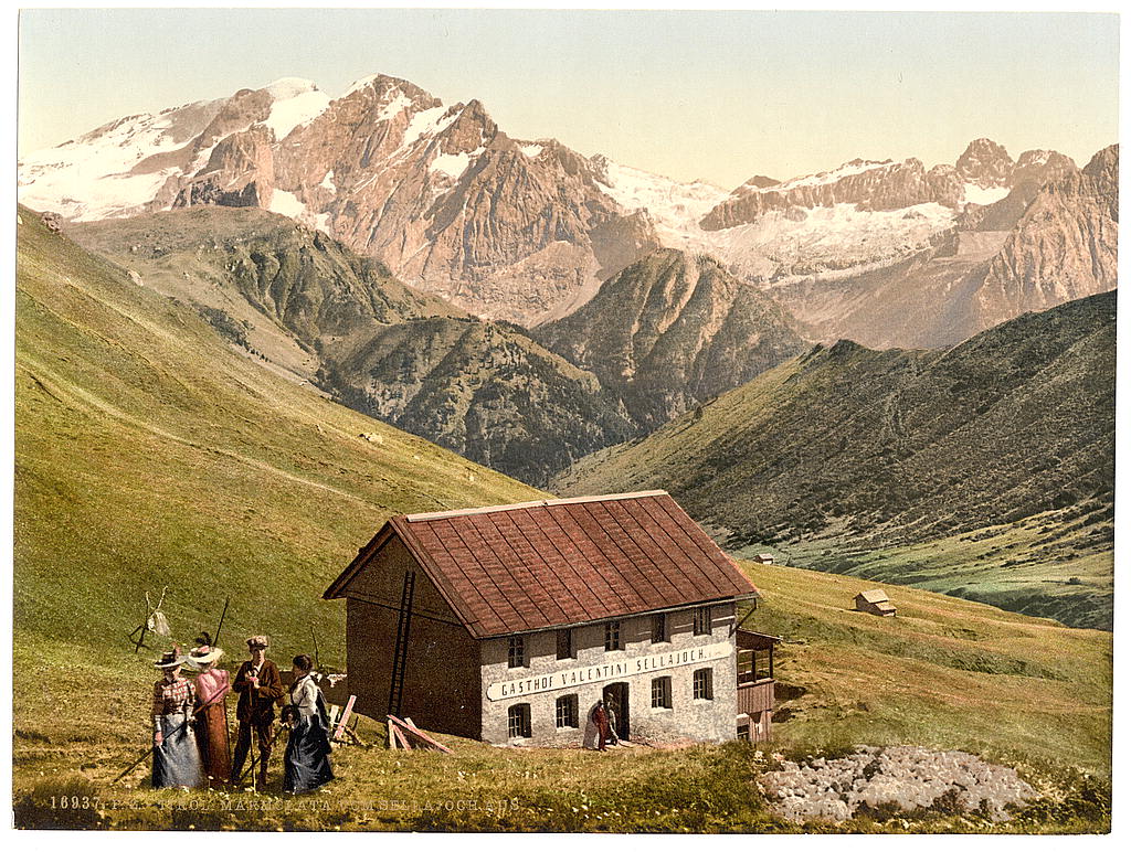 A picture of Tirol, Marmolata vom Sellajoch, Aus.