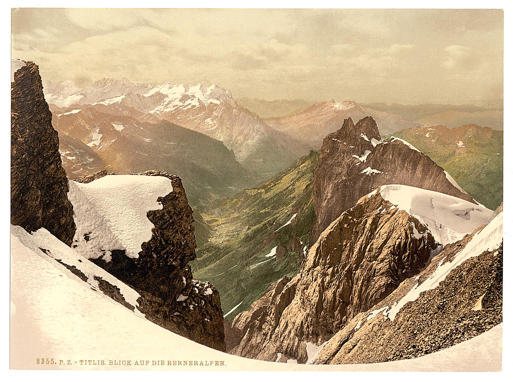 A picture of Titlis, view of the Alps, Bernese Oberland, Switzerland