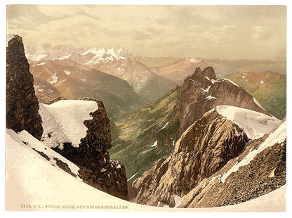 A picture of Titlis, view of the Alps, Bernese Oberland, Switzerland