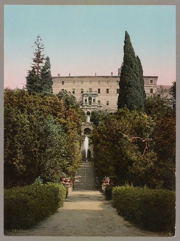 A picture of Tivoli. Villa d'Este. Vista del Parco dei Cardinali