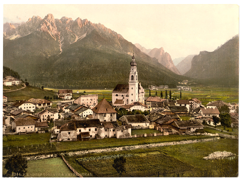 A picture of Toblach and Val Ampezzo, Tyrol, Austro-Hungary