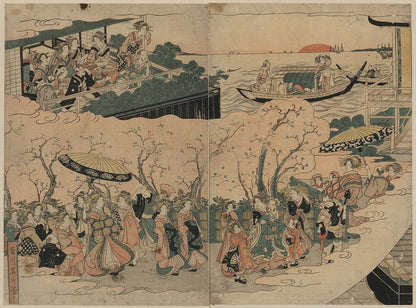 A picture of Tōjin no yoshiwara asobi