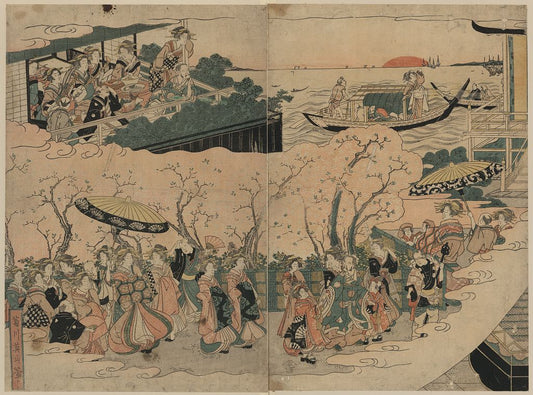 A picture of Tōjin no yoshiwara asobi