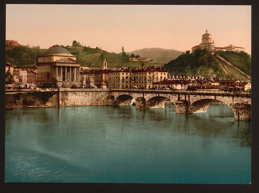 A picture of Torino, Monte dei Cappuccini e chiesa Gran Madre de Dio Turin, Italy