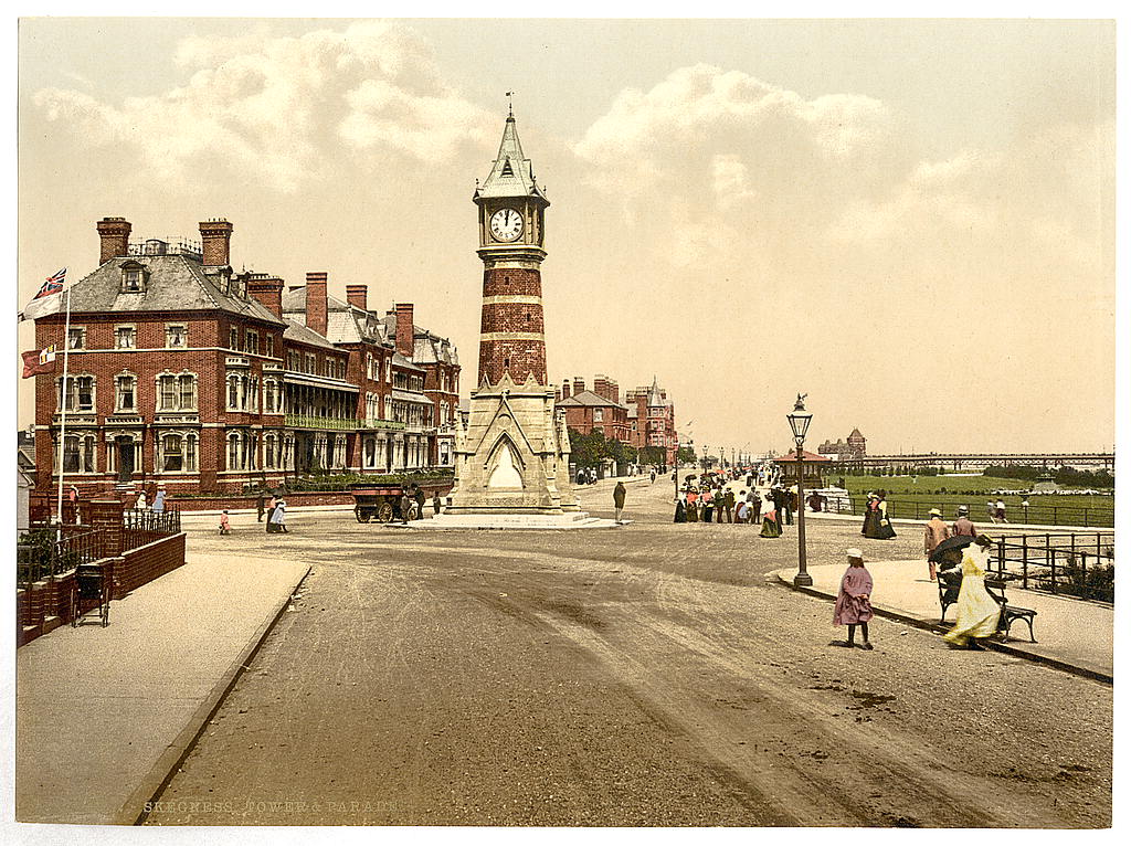 A picture of Tower and parade, Skegness, England