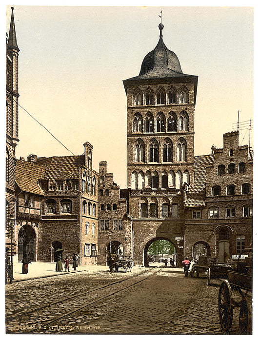 A picture of Tower arch, Lubeck, Germany