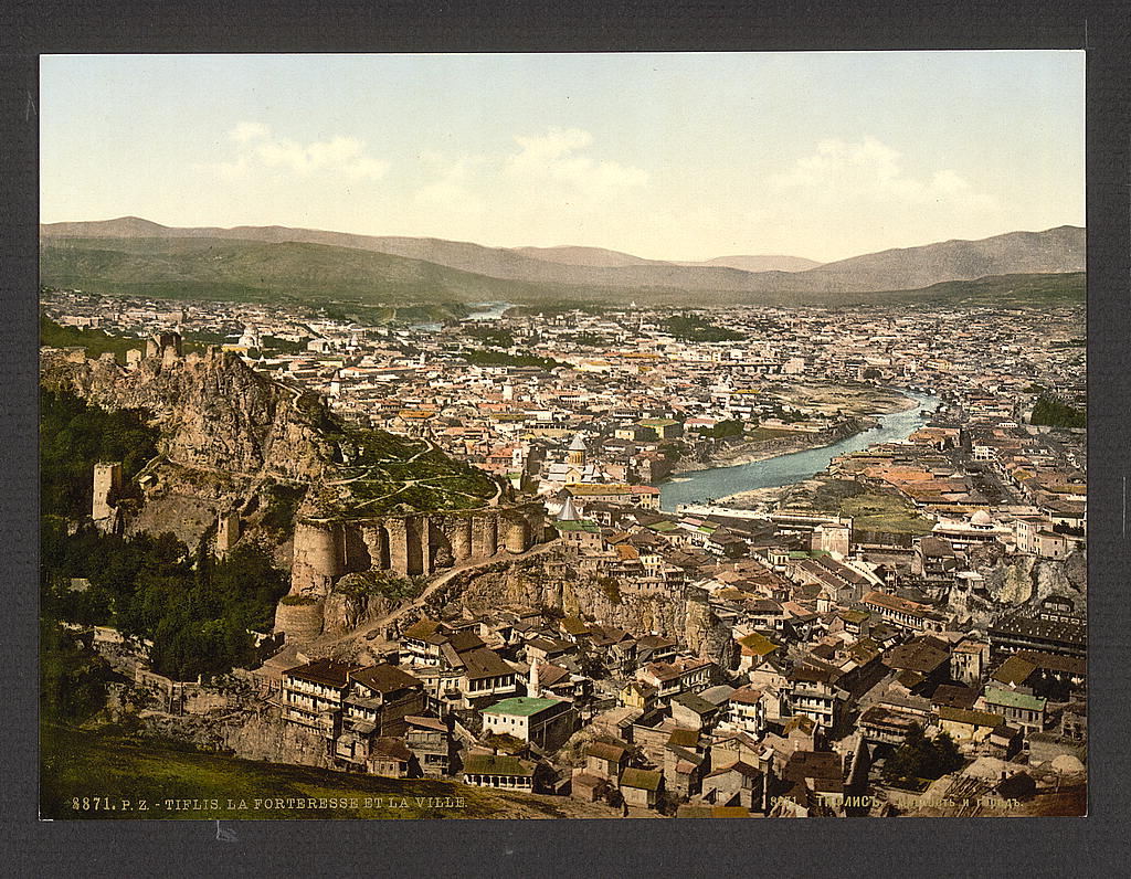 A picture of Town and fortress, Tiflis, Tbilisi, Georgia