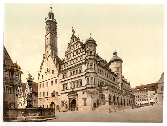 A picture of Town Hall, Rothenburg (i.e. ob der Tauber), Bavaria, Germany