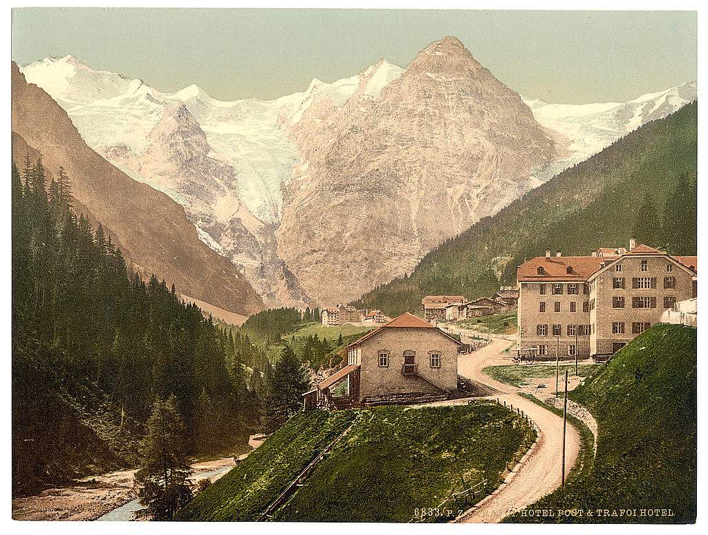 A picture of Trafoi Hotel and Post, Tyrol, Austro-Hungary