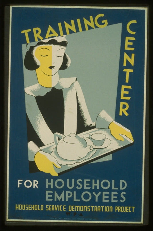 A picture of Training center for household employees--Household Service Demonstration Project, W.P.A.