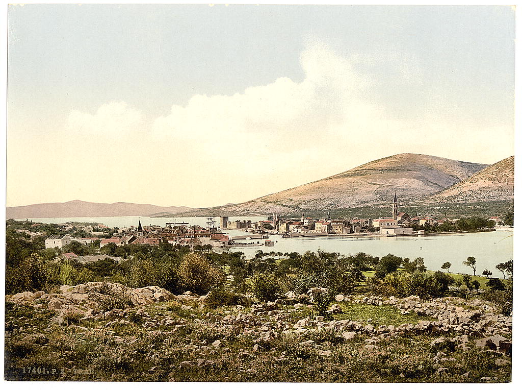 A picture of Traû, general view, Dalmatia, Austro-Hungary