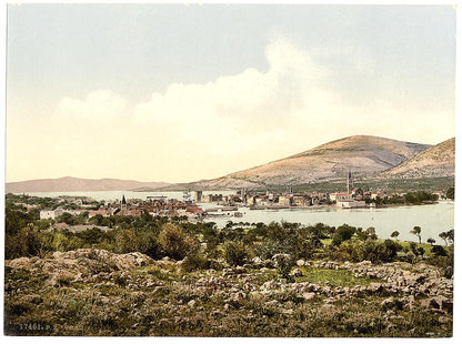 A picture of Traû, general view, Dalmatia, Austro-Hungary