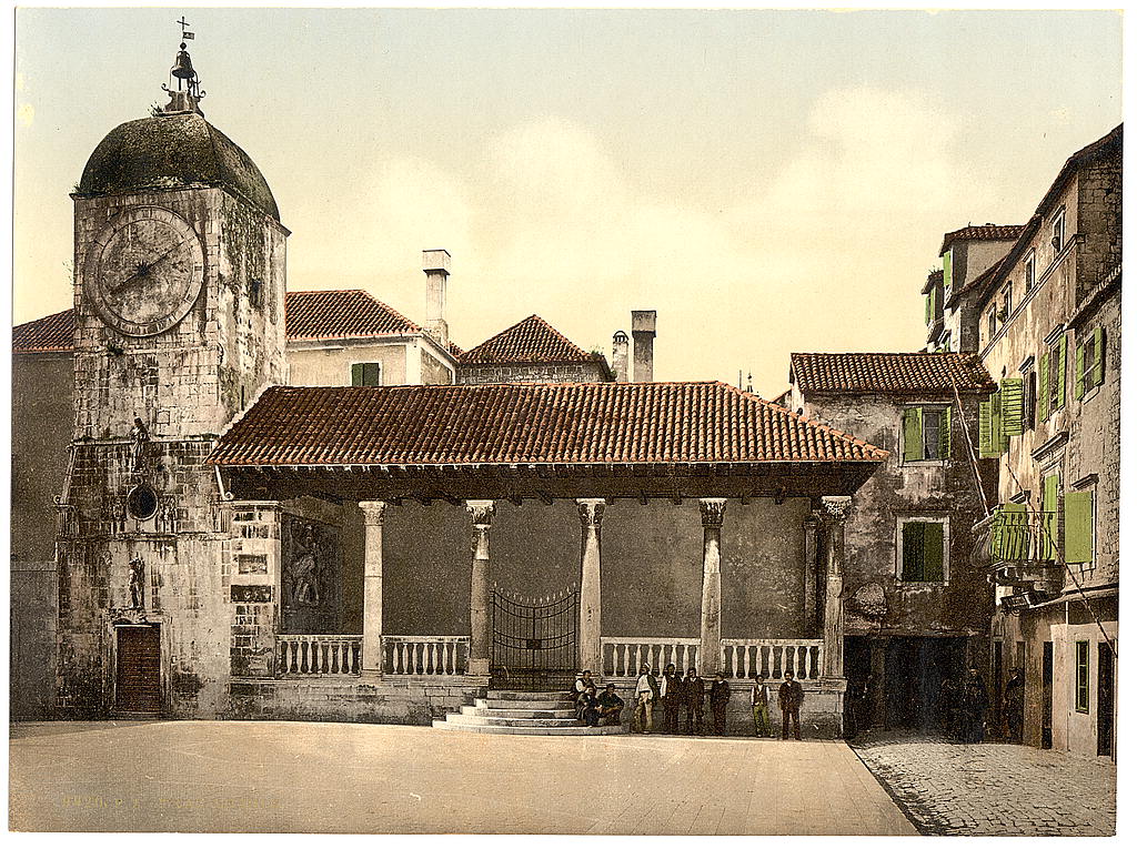 A picture of Traû, loggia, Dalmatia, Austro-Hungary