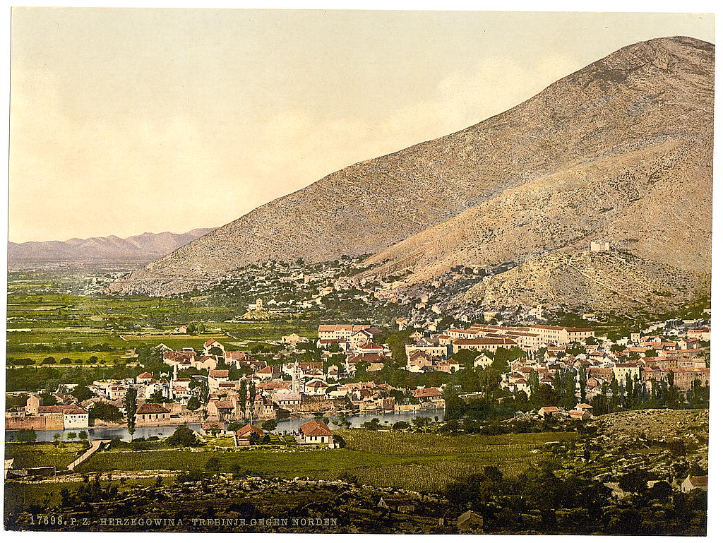 A picture of Trebinjica, general view, Herzegowina, Austro-Hungary