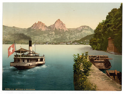 A picture of Treib and Mythen, Lake Lucerne, Switzerland