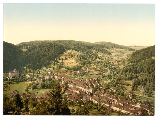A picture of Treiberg from Dreikaiserfalsen, Black Forest, Baden, Germany