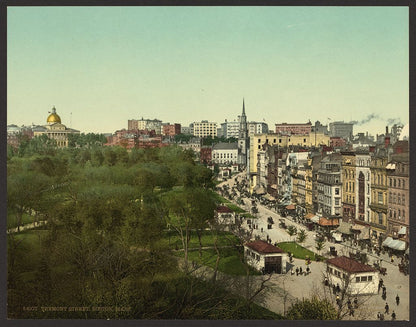 A picture of Tremont Street, Boston Mass.