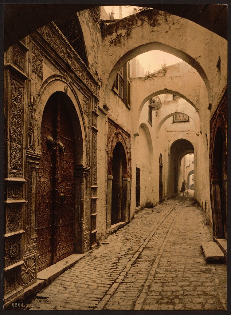 A picture of Tresure Street, Tunis, Tunisia