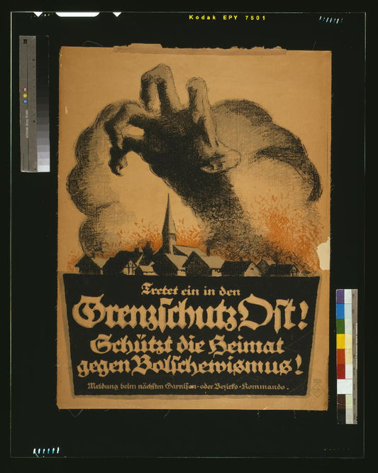 A picture of Tretet ein in den Grenzschutz Ost! Schütz die Heimat gegen Bolschewismus!