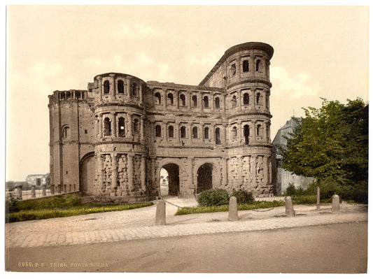 A picture of Trier (Treves), Porta Nigra (Black Gate), Moselle, valley of, Germany