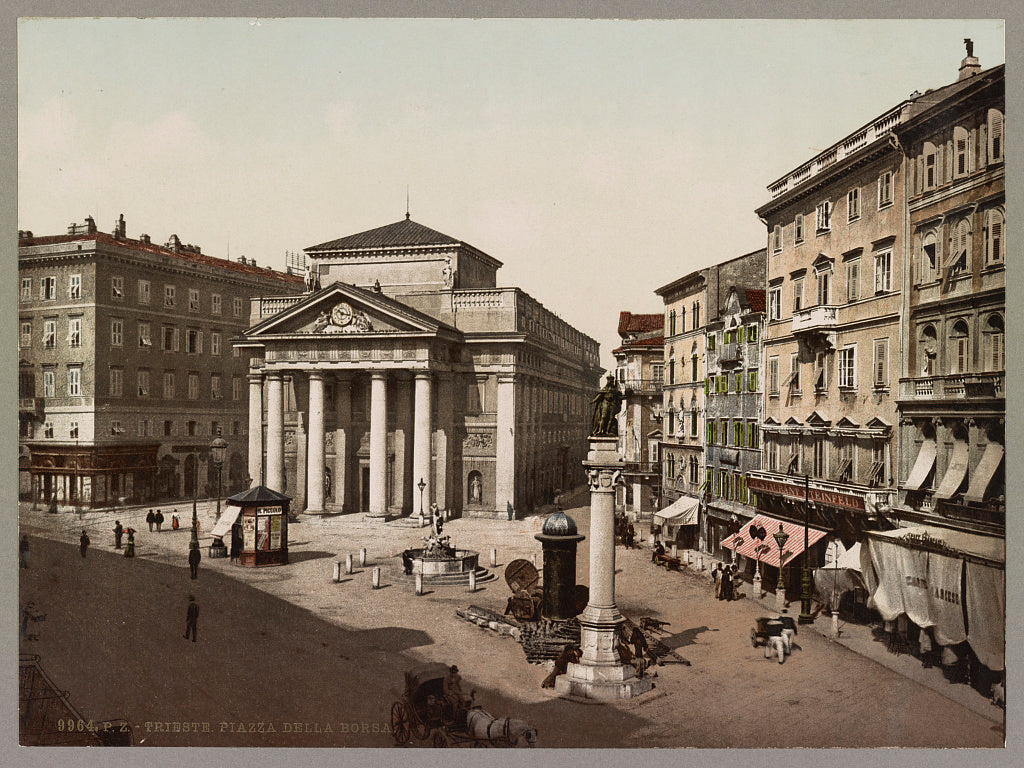 A picture of Trieste. Piazza della Borsa