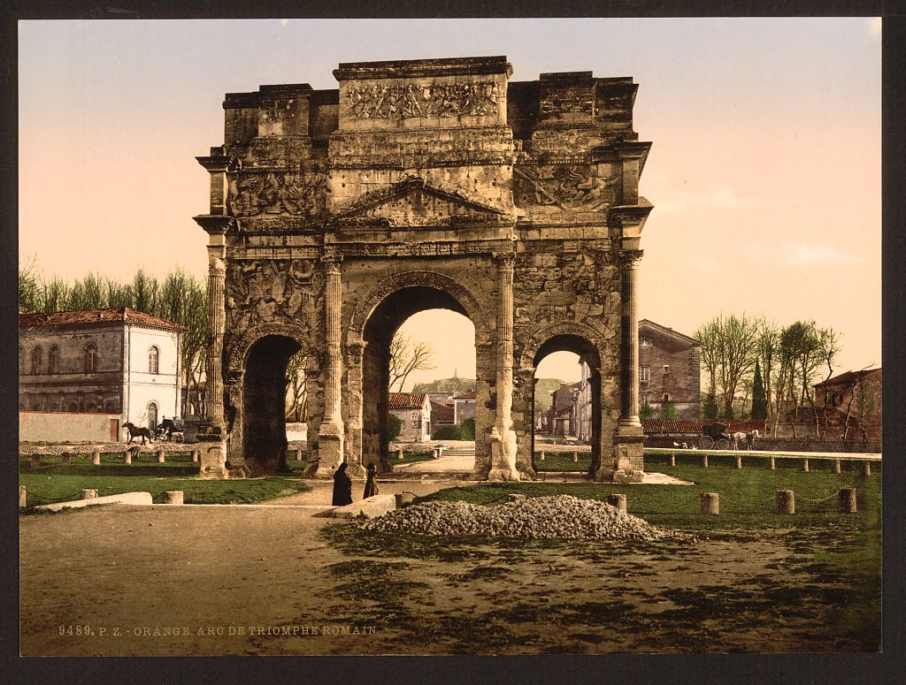 A picture of Triumphal arch, Orange, Provence, France