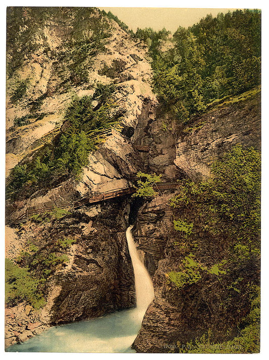 A picture of Trümmelbach Fall, Bernese Oberland, Switzerland