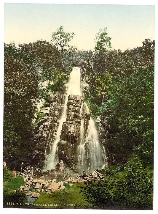 A picture of Trusenfall, near Liebenstein (i.e., Bad Liebenstein), Thuringia, Germany