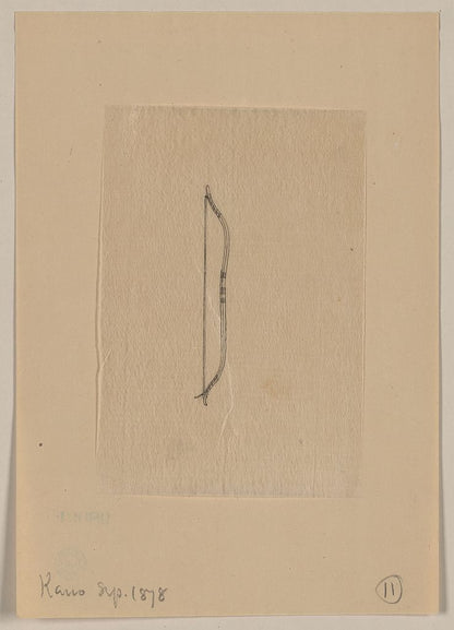 A picture of Typical bow used by a samurai