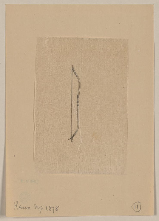 A picture of Typical bow used by a samurai