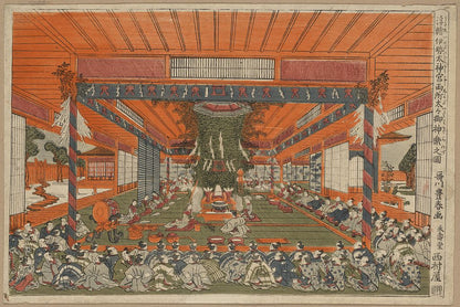 A picture of Ukie isedaijingū ryōsho daidaimikagura no zu