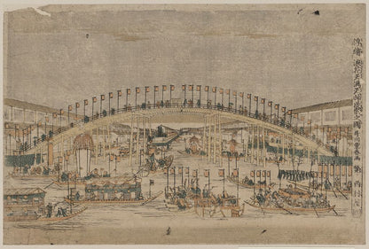 A picture of Ukie naniwa tenmatenjin yomatsuri no zu