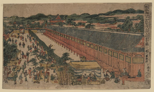 A picture of Ukie on edo fukagawa sanjūsangendō no zu