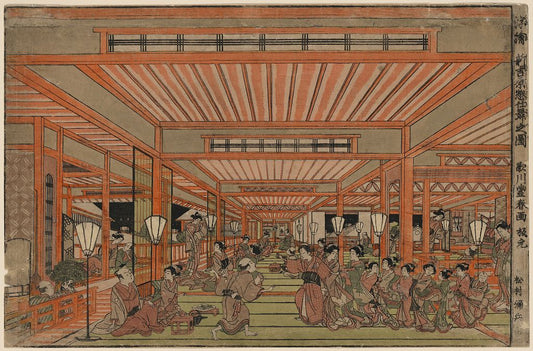 A picture of Ukie shin-yoshiwara sōjimai no zu