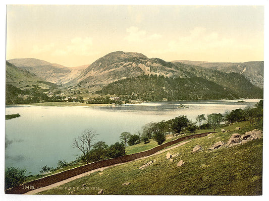 A picture of Ullswater, from Place Fell, Lake District, England