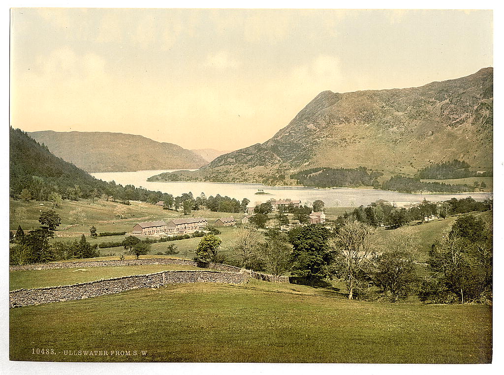 A picture of Ullswater, from S. W., Lake District, England