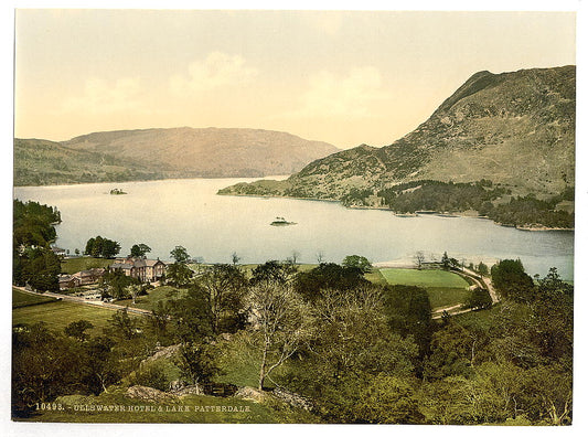 A picture of Ullswater, hotel and lake, Patterdale, Lake District, England